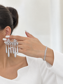 گوشواره جواهری شیک زنانه